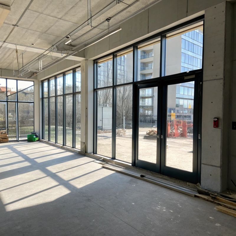 Interior View of New Windows